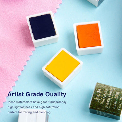 12-48 Colors Watercolor Pigment Paint - wnkrs