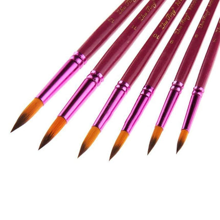 Berry Color Paint Brush 12 Pcs Set - Wnkrs
