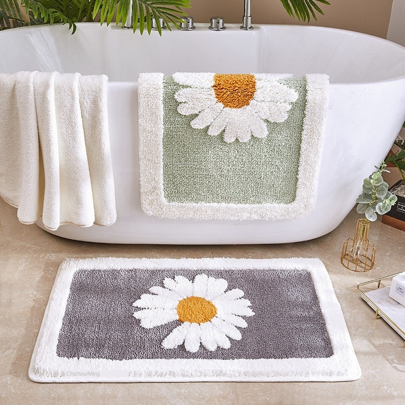 Anti Slip Mat with Flower Pattern