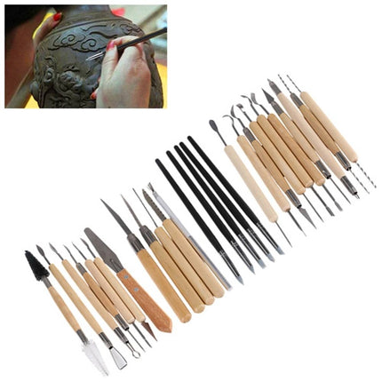 Clay Sculpting Tools 27 pcs Set with Case - Wnkrs