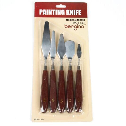 Set of 5 Stainless Steel Painting Knives - wnkrs