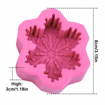 3D Snowflake Candle Mold - wnkrs