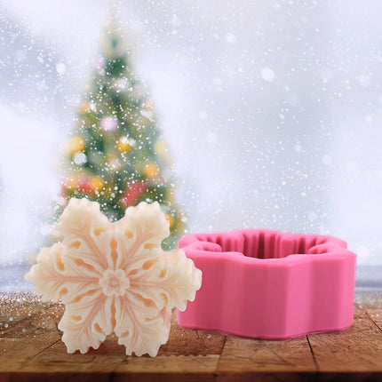 3D Snowflake Candle Mold - wnkrs