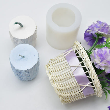 Knitted Design Candle Mold - wnkrs