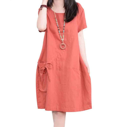 Women's Casual Cotton Dress - Wnkrs