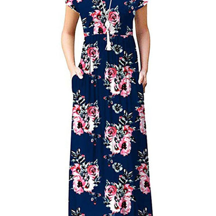 Women's Long Floral Dress - Wnkrs