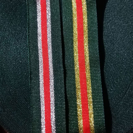 Green Striped Hat Decoration Ribbon - Wnkrs