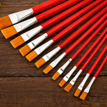 Oil Paint Brush 12 Pcs Set - wnkrs