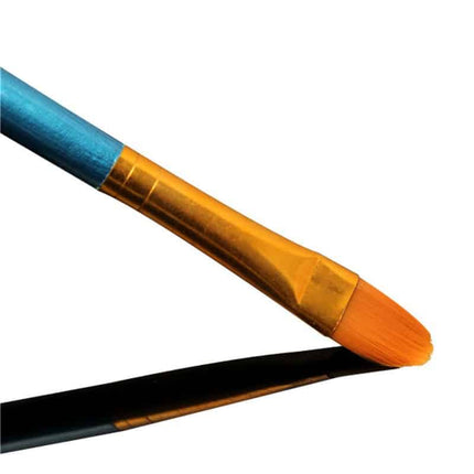 Blue and Gold Designed Paint Brushes 4/10 Pcs Set - Wnkrs