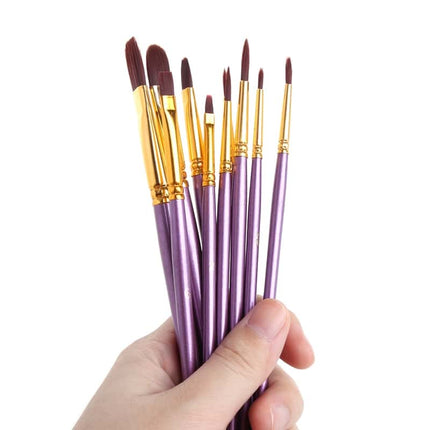 10 Pieces Paint Brush Set - wnkrs