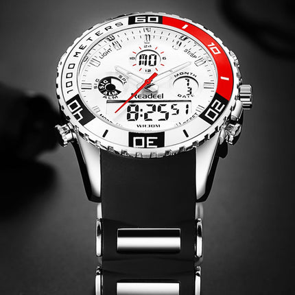 Stylish Sports Wristwatches for Men with Dual Dial - wnkrs