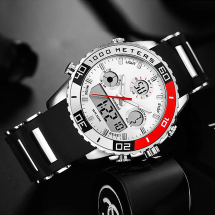 Stylish Sports Wristwatches for Men with Dual Dial - wnkrs