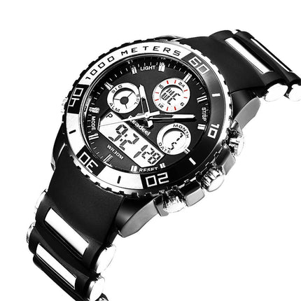 Stylish Sports Wristwatches for Men with Dual Dial - wnkrs