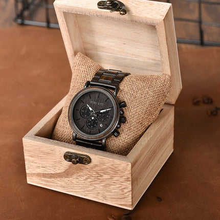Men's Wooden Stylish Quartz Watch - wnkrs