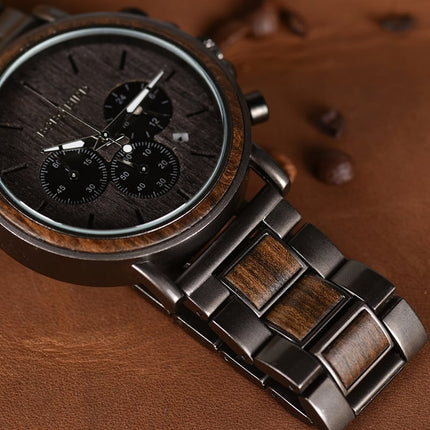 Men's Wooden Stylish Quartz Watch - wnkrs