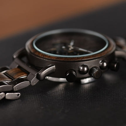 Men's Wooden Stylish Quartz Watch - wnkrs