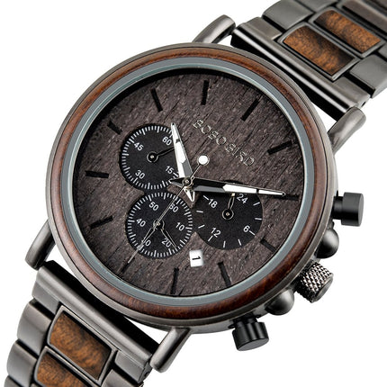 Men's Wooden Stylish Quartz Watch - wnkrs
