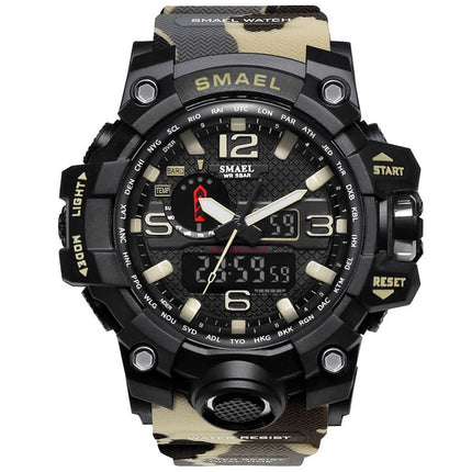 Men's Camouflage Print LED Watches - wnkrs