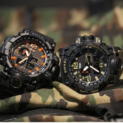 Men's Camouflage Print LED Watches - wnkrs