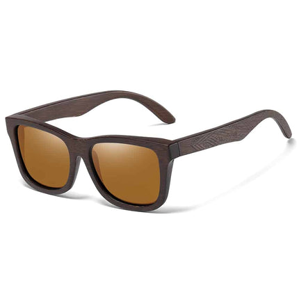 Men's Carved Wood Sunglasses - wnkrs