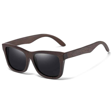 Men's Carved Wood Sunglasses - wnkrs