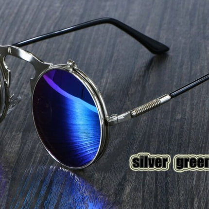 Steampunk Style Round Sunglasses - wnkrs