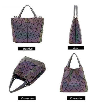 Women's Mosaic Design Tote Bag 2/3 Pcs Set - Wnkrs