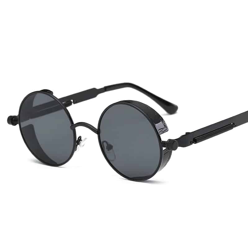 Metal Men's Sunglasses in Round Shape