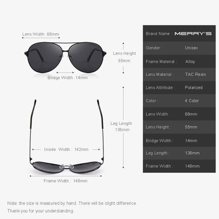 Classic Aviation Polarized Sunglasses - Wnkrs