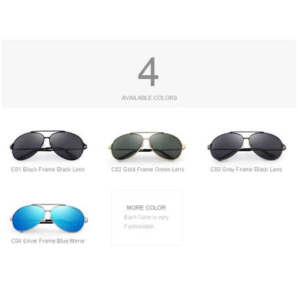 Classic Aviation Polarized Sunglasses - Wnkrs