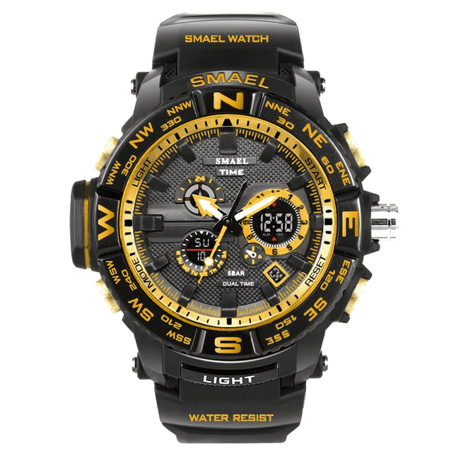 Rugged Watches for Men with Dual Digital and Analogue Display - wnkrs