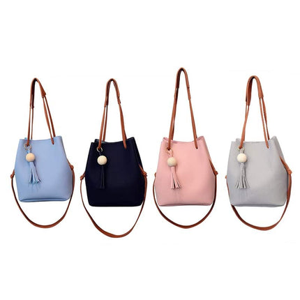 Women's PU Leather Bag with Small Handbag - Wnkrs