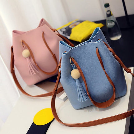 Women's PU Leather Bag with Small Handbag - Wnkrs