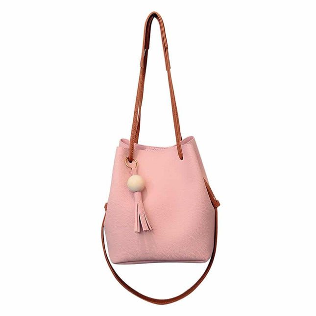 Women's PU Leather Bag with Small Handbag - Wnkrs