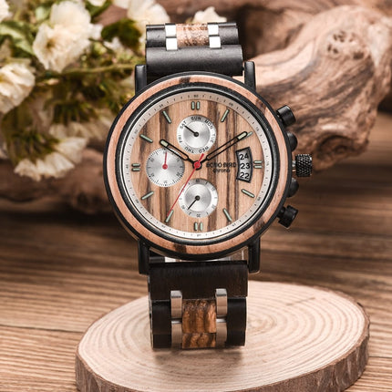 Men's Mechanical Wooden Watch - wnkrs