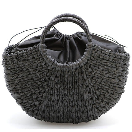 Beach Handmade Style Straw Handbag - Wnkrs