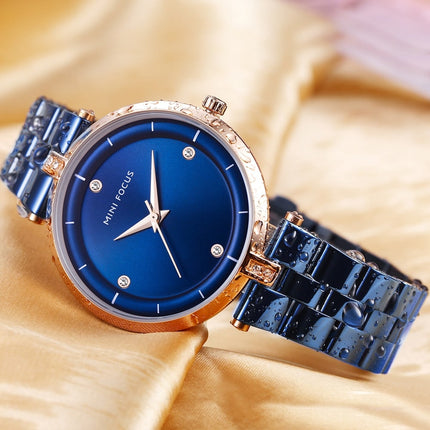 Women's Crystal Dial Stainless Steel Bracelet Watch - wnkrs