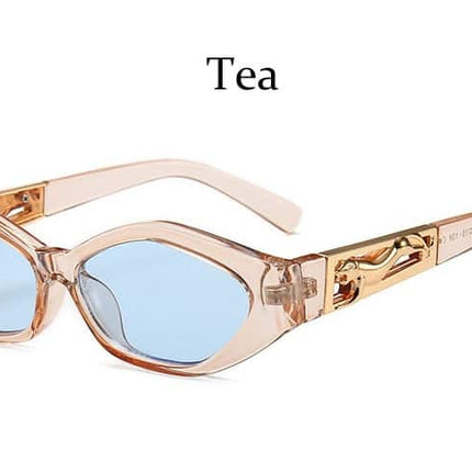 Women's Luxury Small Oval Sunglasses - wnkrs