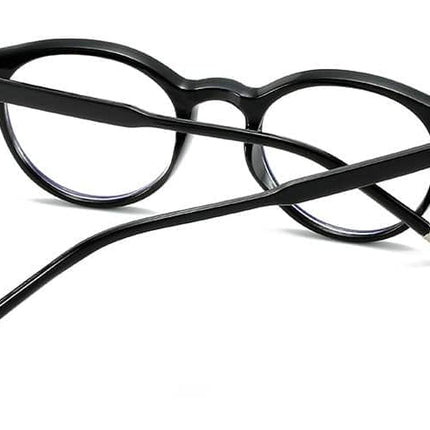 Unisex Anti-Blue Light Round Computer Eyeglasses - wnkrs