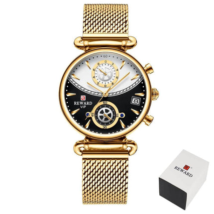 Women's Double Color Mesh Band Watch - wnkrs