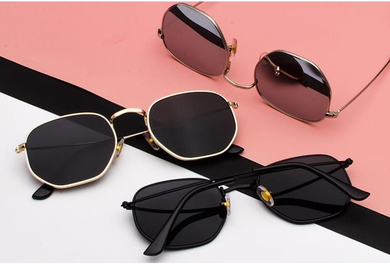 Men's Vintage Square Sunglasses
