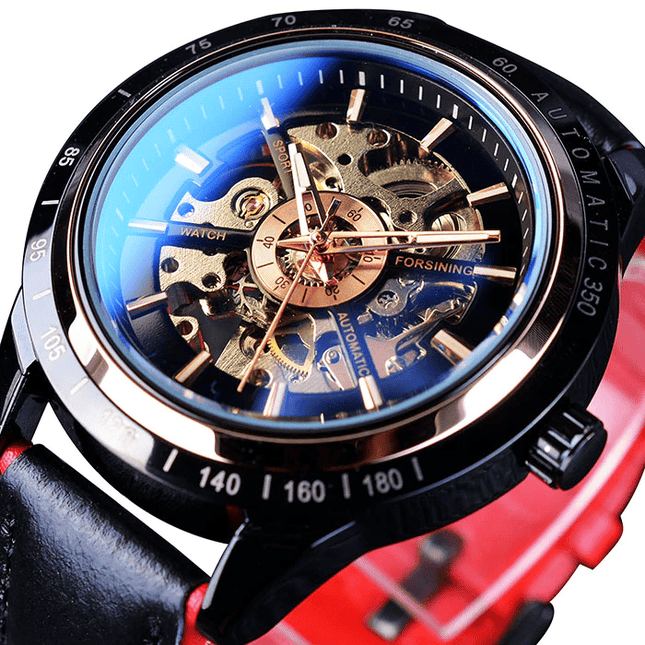 Waterproof Mechanical Wristwatches with Transparent Case - wnkrs