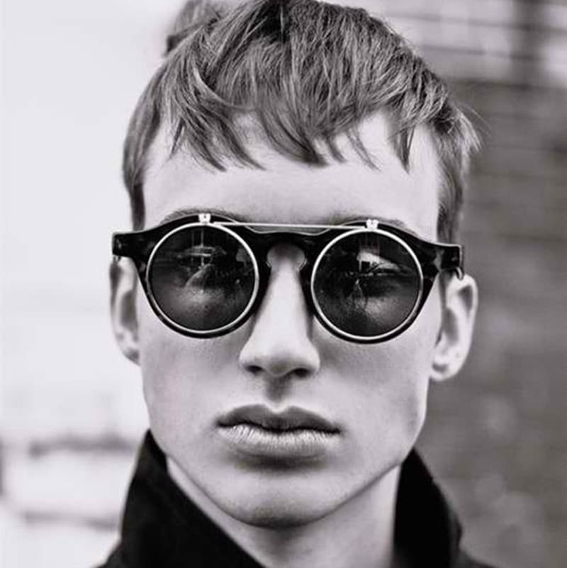Gafas de sol redondas para hombre