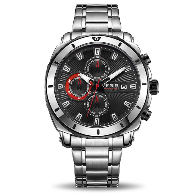 Casual Quartz Wristwatches for Men with Stainless Steel Bracelet - wnkrs