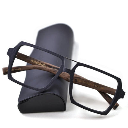 Men's Geometric Oversized Design Glasses - wnkrs