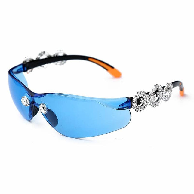 Diamond Sunglasses with UV400 Protection - wnkrs