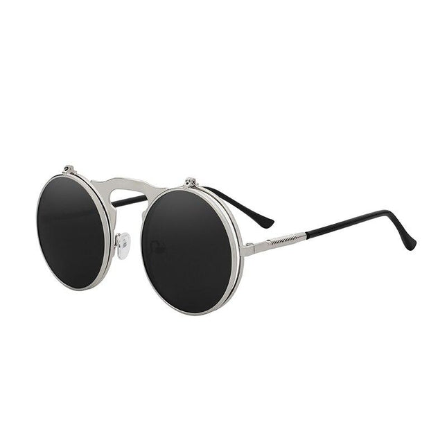 Steampunk Round Sunglasses for Men - wnkrs