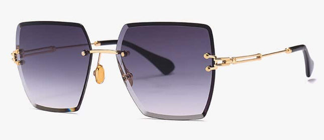 Women's Rimless Square Sunglasses - wnkrs