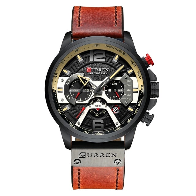 Men's Leather and Metal Strap Watches - wnkrs