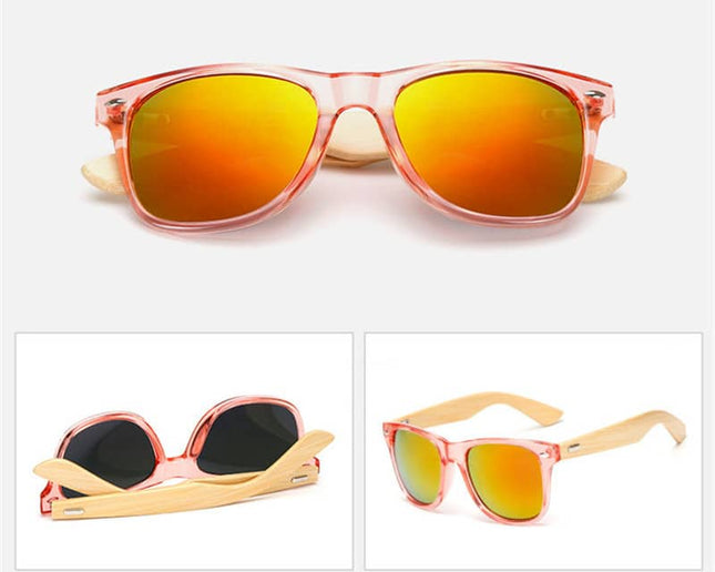 Men's Vintage Style Wooden Sunglasses - wnkrs